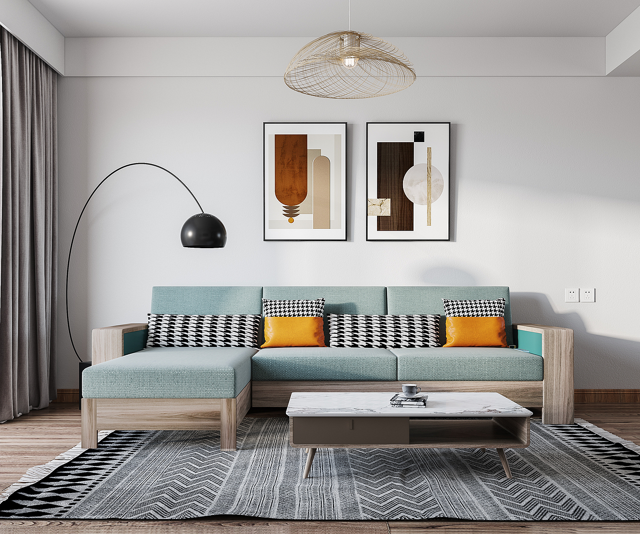 小清新綠綠沙發(fā)（圖ZMjI4NDk0MTY0） - 場景 - 站酷設(shè)計師w1233原創(chuàng)素材 - 站酷ZCOOL