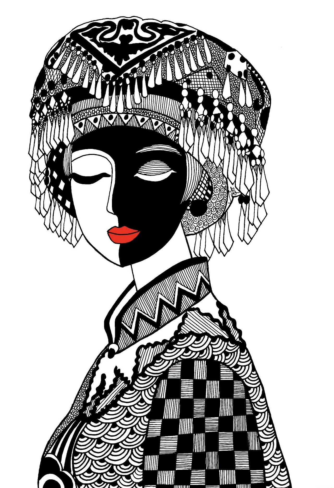 民族之花（图ZMzI2Mzk4OTYw） - 商业插画 - 站酷设计师黄海霞1997原创素材 - 站酷ZCOOL