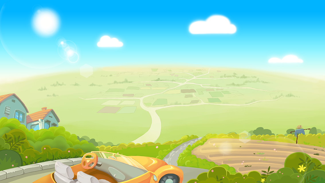 tiny thief风格Q版背景