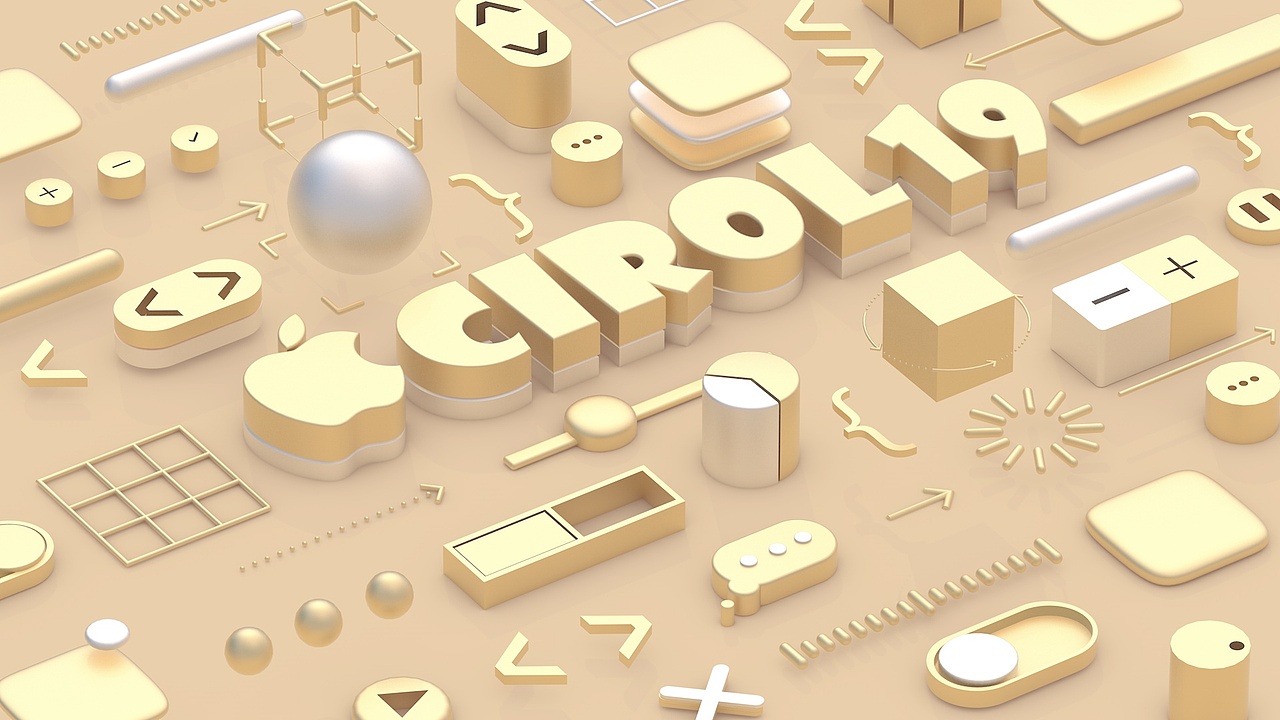 WWDC2018苹果主视觉 「C4D练习作品」（图ZMTQ2ODUxMzIw） - 其他三维 - 站酷设计师Cirol希崽原创素材 - 站酷ZCOOL