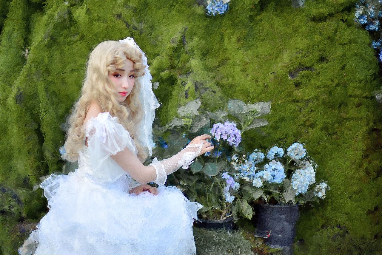 莫奈花园（图ZMzY5MTkxOTAw） - 人像摄影 - 站酷设计师摄影爱好者江枫原创素材 - 站酷ZCOOL