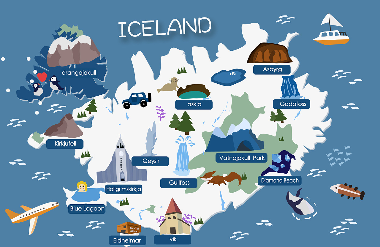 冰岛国旗 向量, 冰島, 旗帜, 閃耀的冰島國旗向量圖案素材免費下載，PNG，EPS和AI素材下載 - Pngtree