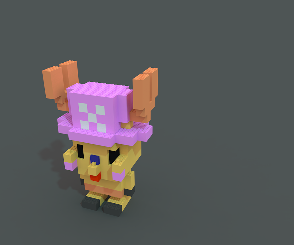 3d像素练习-乔巴|ui|其他ui |喃休 - 原创作品 - 站酷 (zcool)