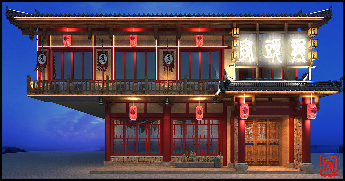 湖南湘菜-御龙厨餐饮品牌视觉+空间设计