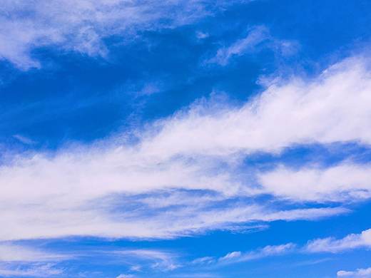 内蒙古的蓝天白云