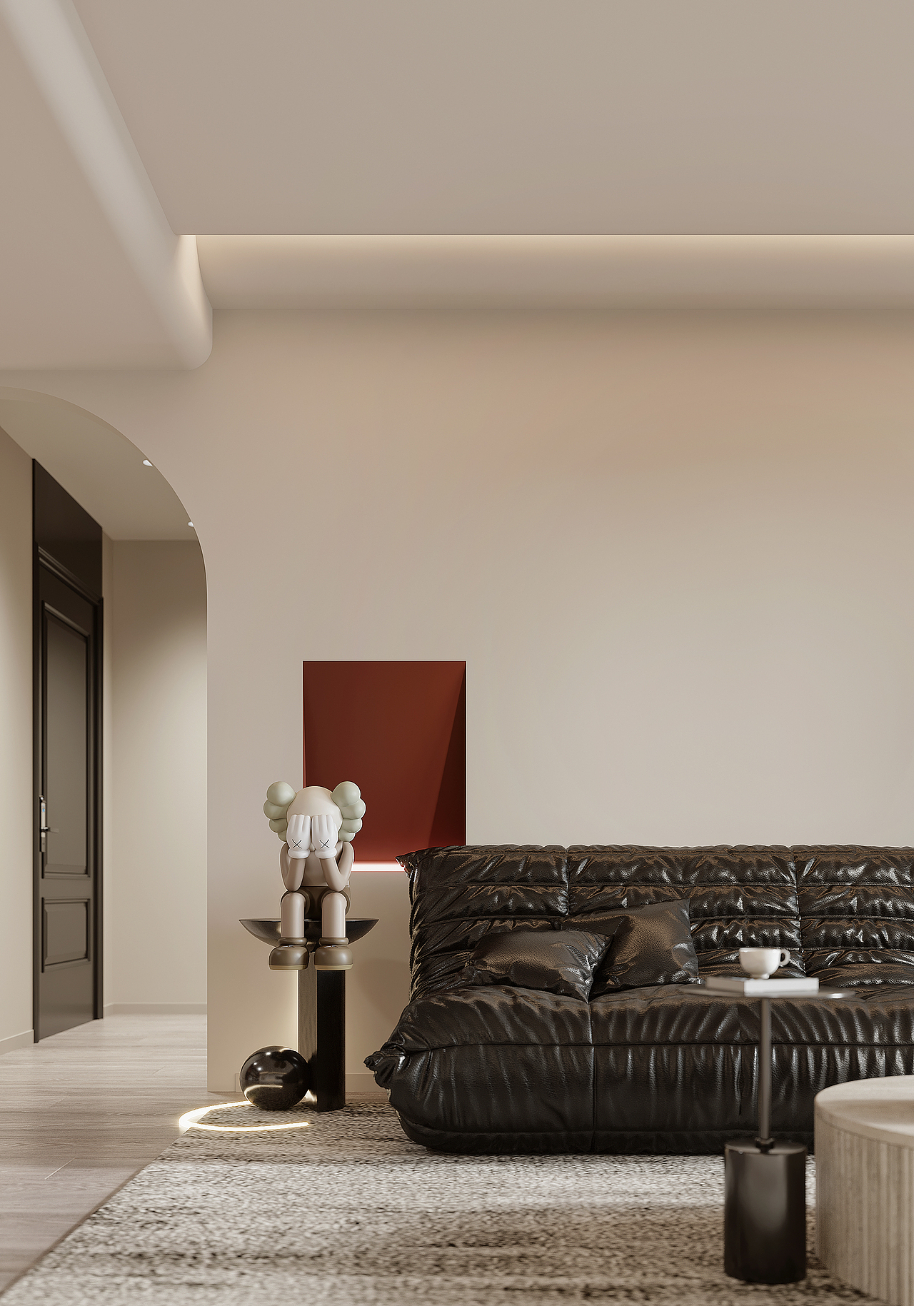 暖色系室内空间