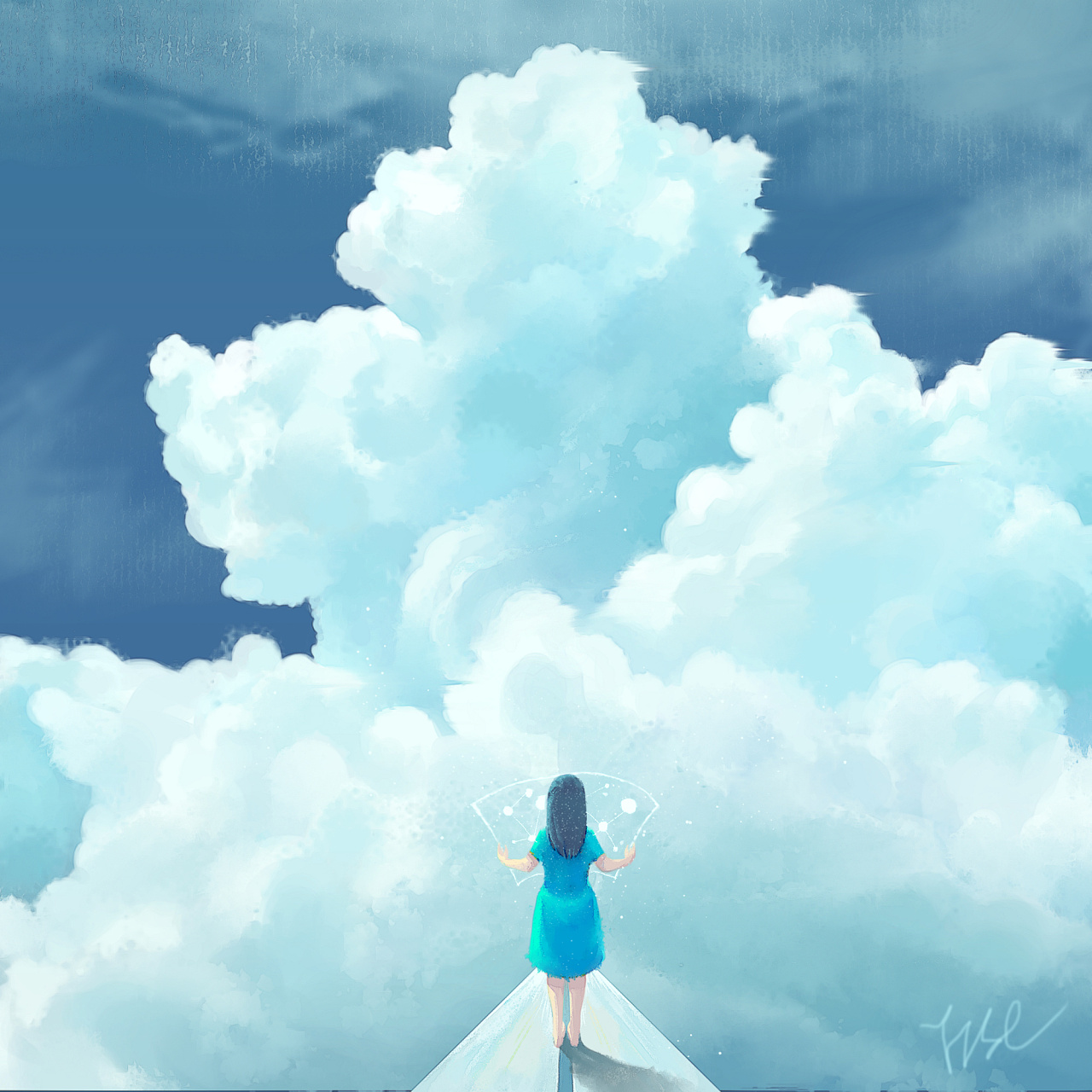 天空飘来一朵云都是爱你的形状_云淡风轻iam-站酷ZCOOL