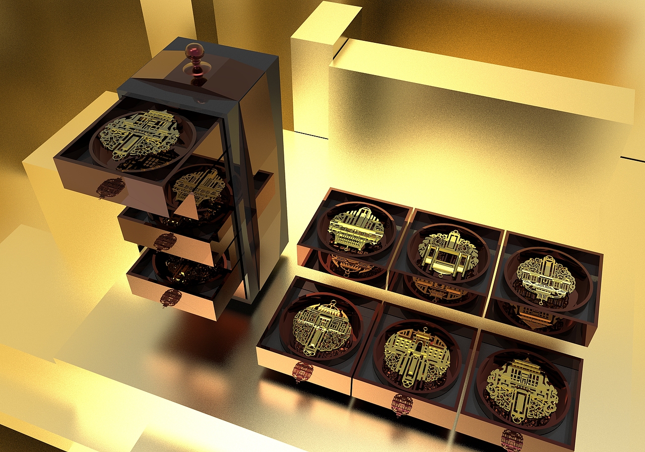 武汉大学,纯金收藏品,文创设计|工业/产品|生活用品|黄胜福艺术_原创