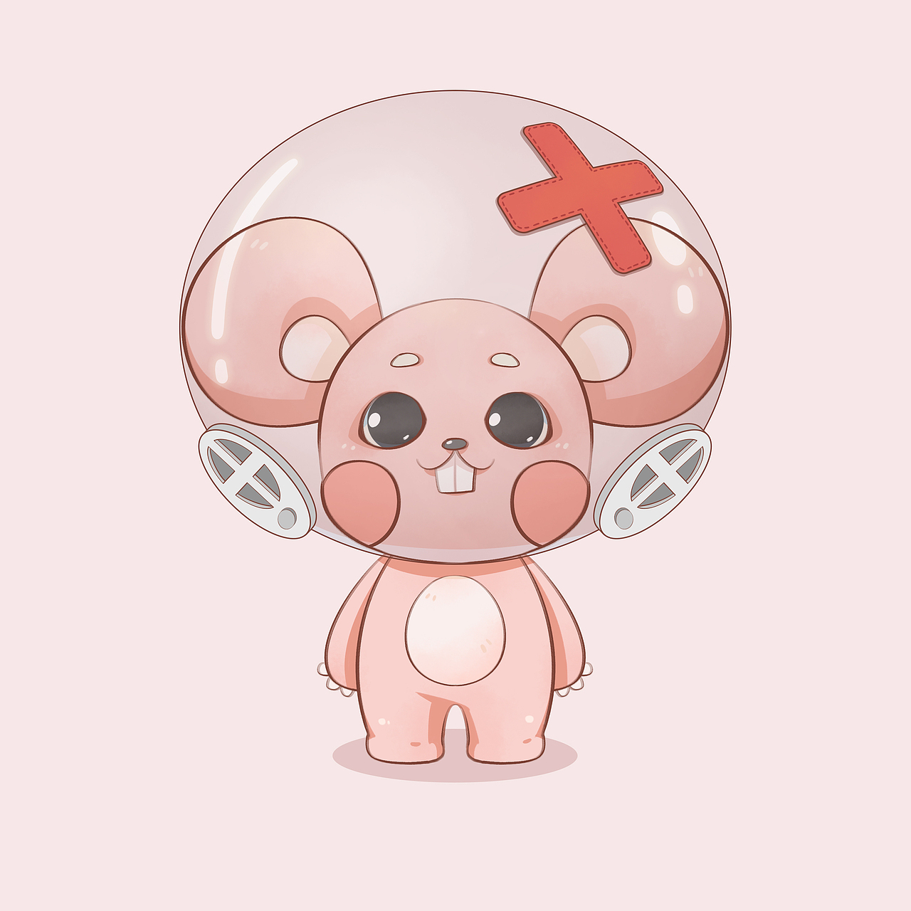 吉祥物设计 防疫志愿者 呼呼（图ZMjExMzg5NjMy） - IP形象 - 站酷设计师AChuan阿川原创素材 - 站酷ZCOOL