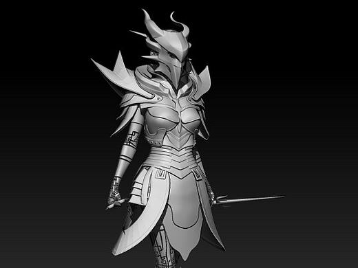 zbrush女性角色模型雕刻（個(gè)人主頁-ZNDYxNTY5NjQ=） - 人物/生物 - 站酷設(shè)計(jì)師Add_Jason原創(chuàng)素材 - 站酷ZCOOL