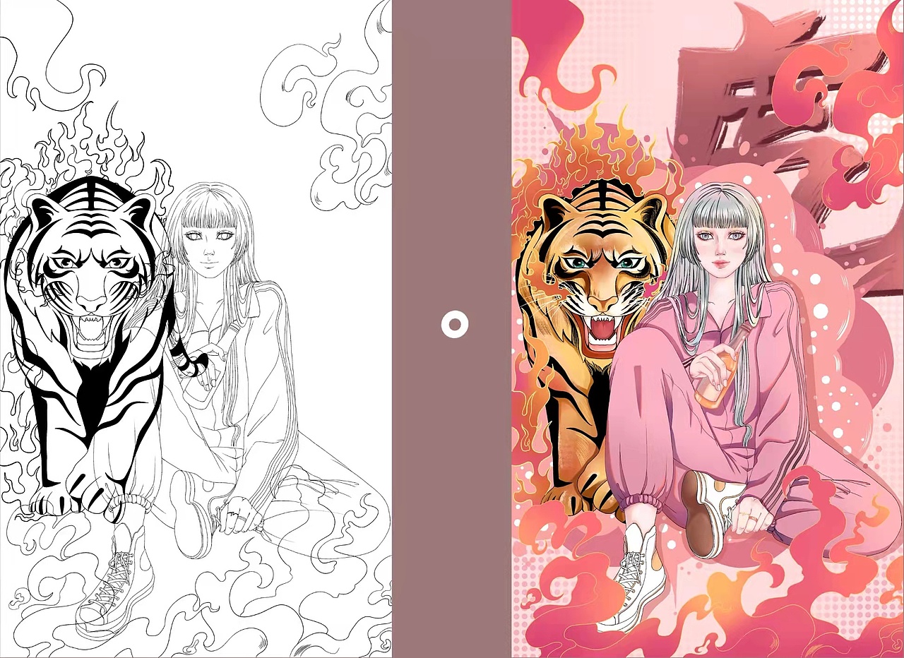 2021年度插画总结（图ZMjgzODM0MzMy） - 商业插画 - 站酷设计师YI只喵miao原创素材 - 站酷ZCOOL