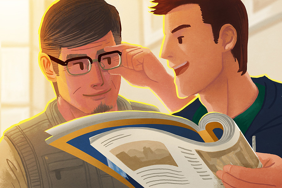 心的旅程，父亲节小记（图ZNTE2OTc1MzI=） - 商业插画 - 站酷设计师zerohole原创素材 - 站酷ZCOOL