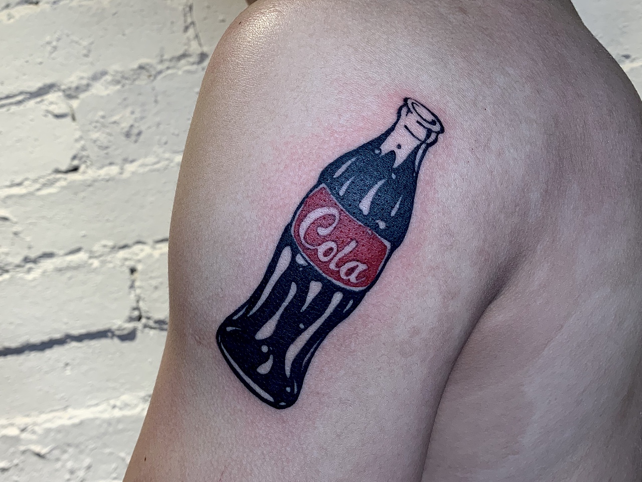 #一瓶可乐# 纹身作品（图ZMjEyODUyMzQ4） - 绘画 - 站酷设计师教主INK原创素材 - 站酷ZCOOL