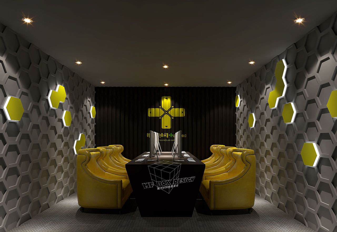 广州据点电竞.酒吧.手游改造（图ZMjcxNDc2MDg4） - 商业空间设计 - 站酷设计师魔方BoX原创素材 - 站酷ZCOOL