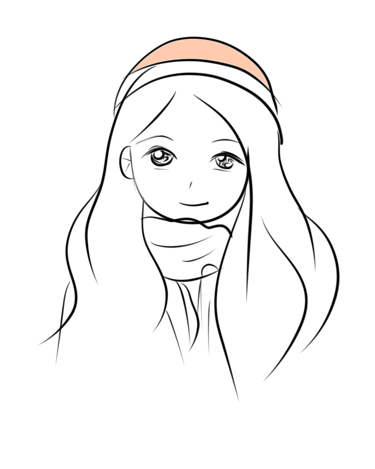 一组简约人物画