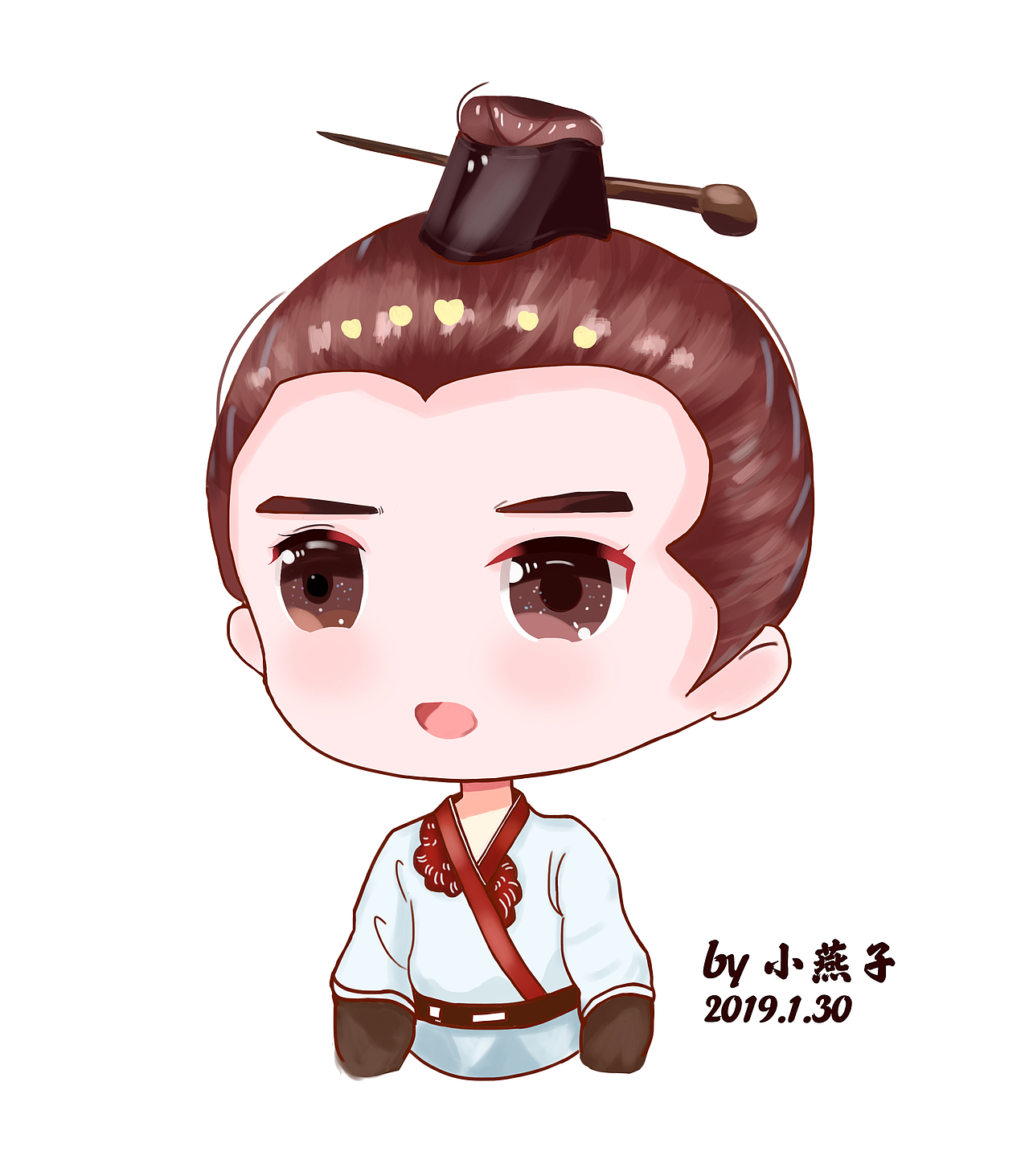 Q版頭像（圖ZMTQ1MjEzMTIw） - 創(chuàng)作習作 - 站酷設(shè)計師曾環(huán)燕原創(chuàng)素材 - 站酷ZCOOL