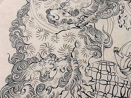 “唐狮子”怎么画？吉祥图案传统狮子