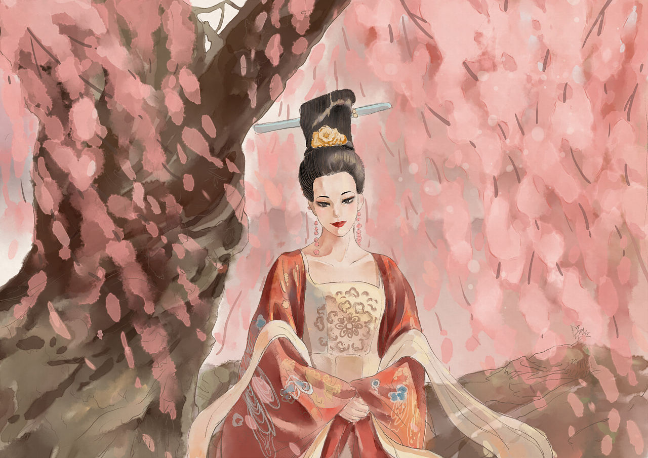 猫妖|插画|艺术插画|花髓 - 原创作品 - 站酷 (zcool)