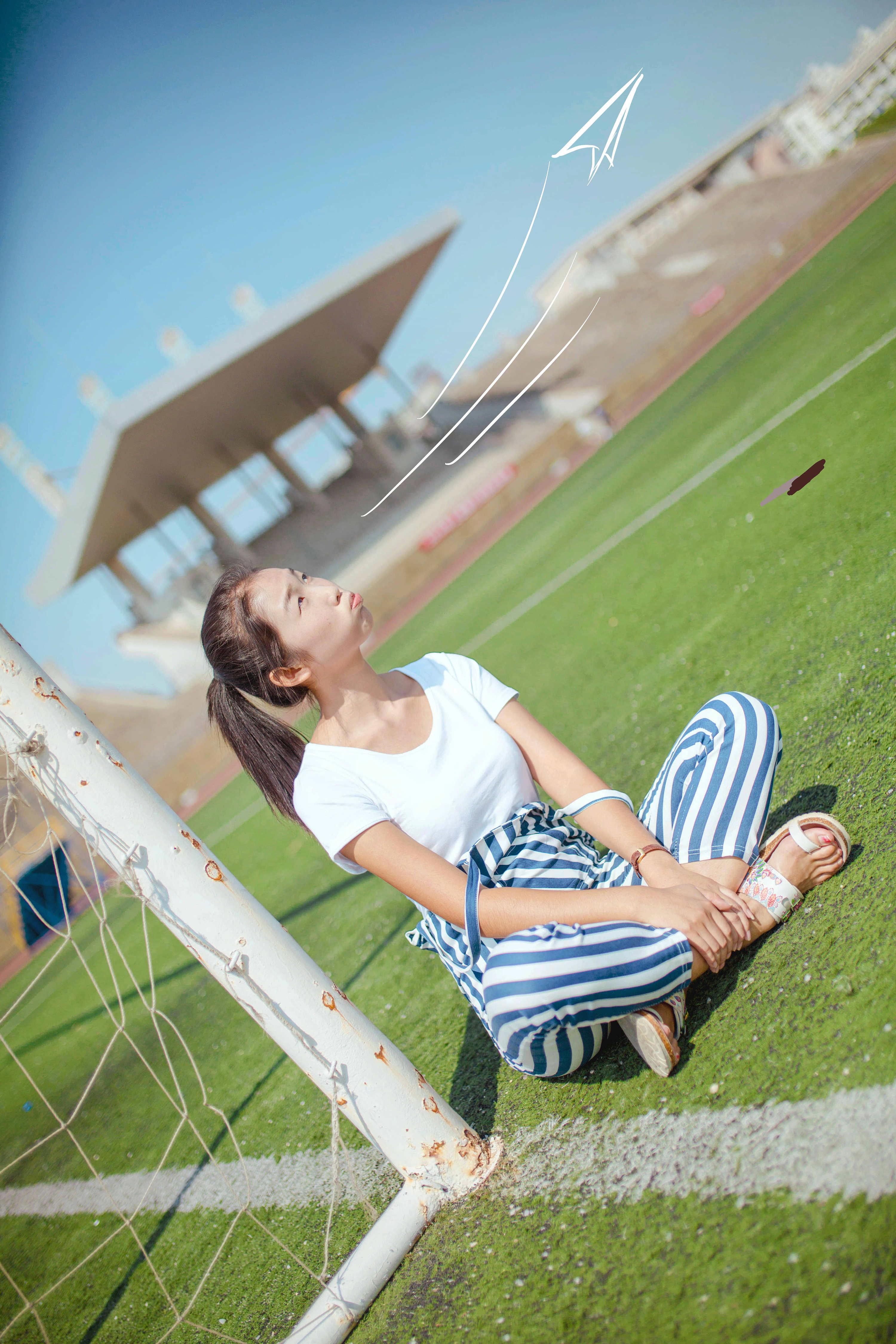 田径场上的sunshine girl