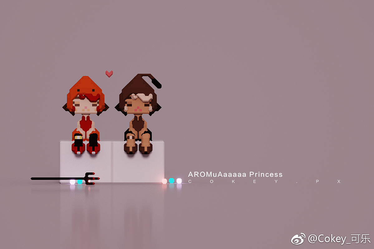 来自AROMuAaaaaa 的可爱暴击（图ZMTM1MDIwMjk2） - 像素画 - 站酷设计师MELETEworks原创素材 - 站酷ZCOOL