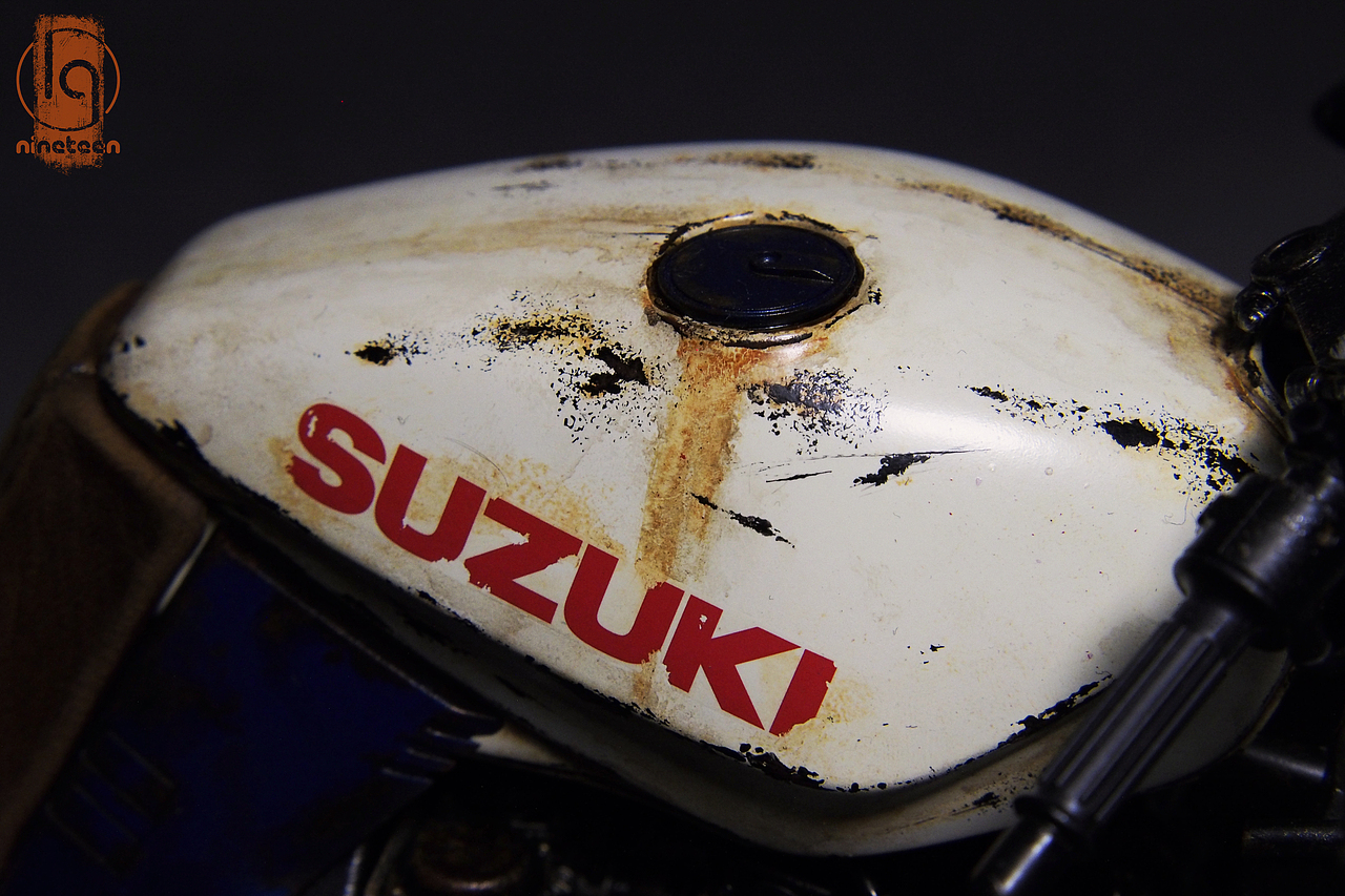 田宫1:6摩托模型 废土风铃木GSX1100S刀（图ZMjI1MTE0MTky） - 手办/模玩 - 站酷设计师Nineteen_19原创素材 - 站酷ZCOOL