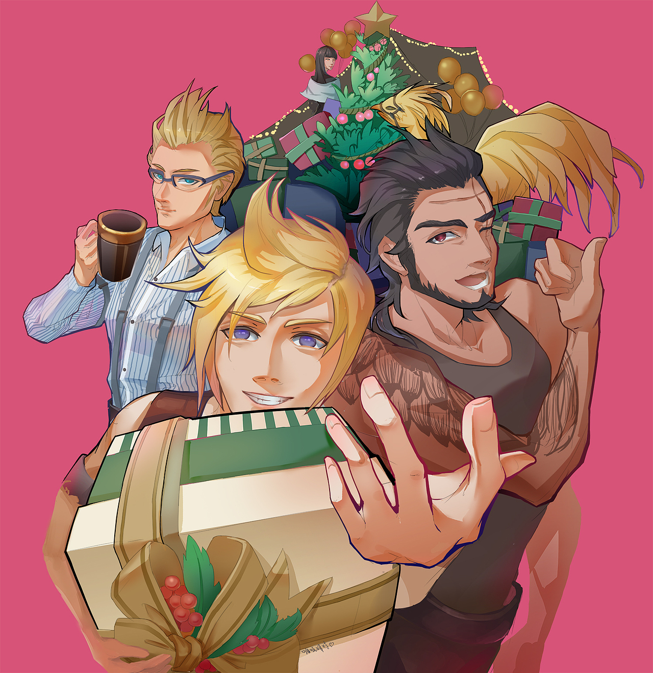 ff15圣诞贺图(同人)