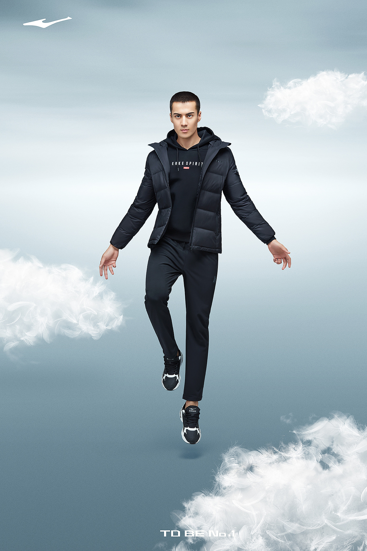 羽绒服服装拍摄x鸿星尔克