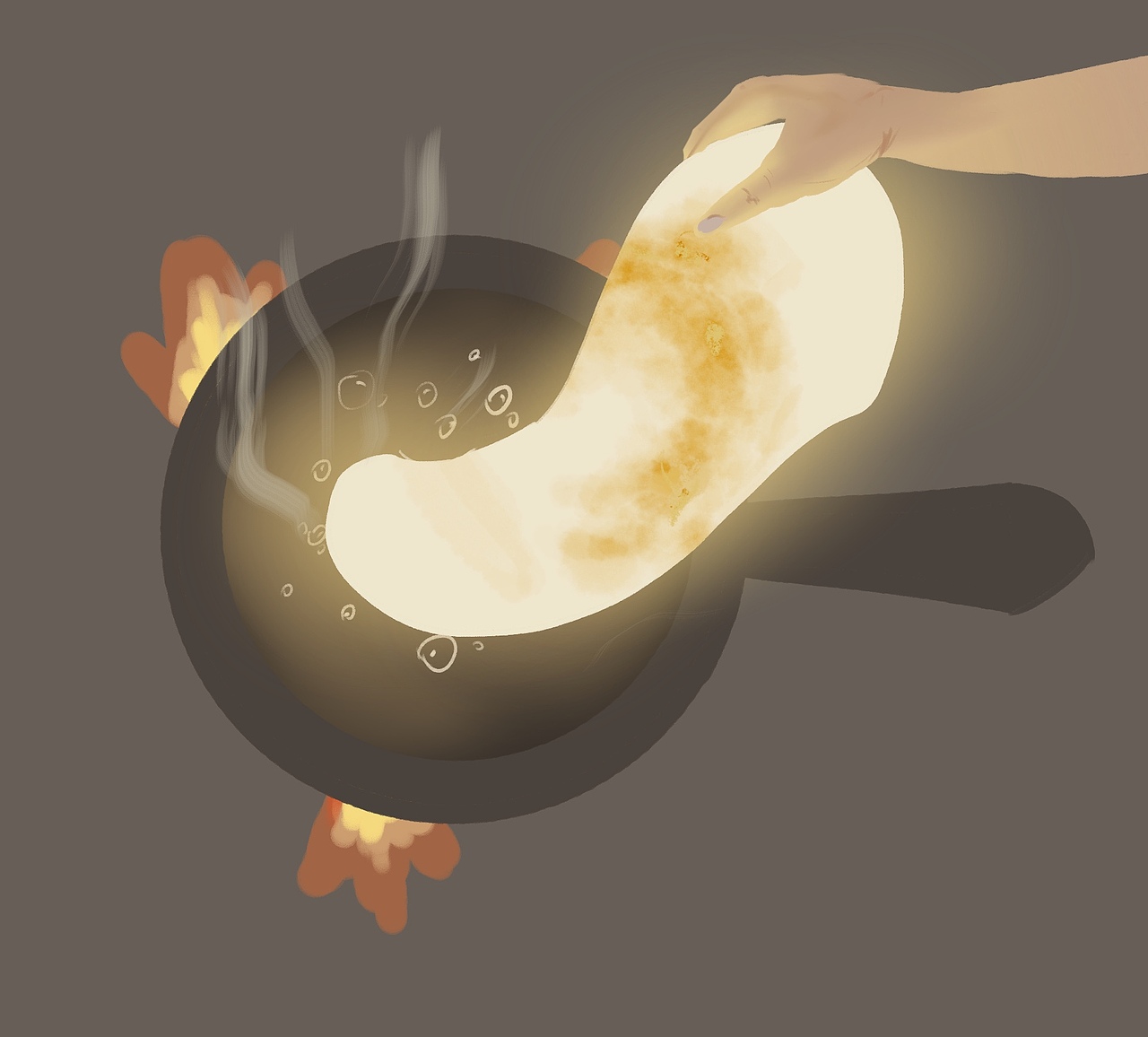 月饼的做法（图ZMTc1ODAyNjEy） - 艺术插画 - 站酷设计师Blngol原创素材 - 站酷ZCOOL