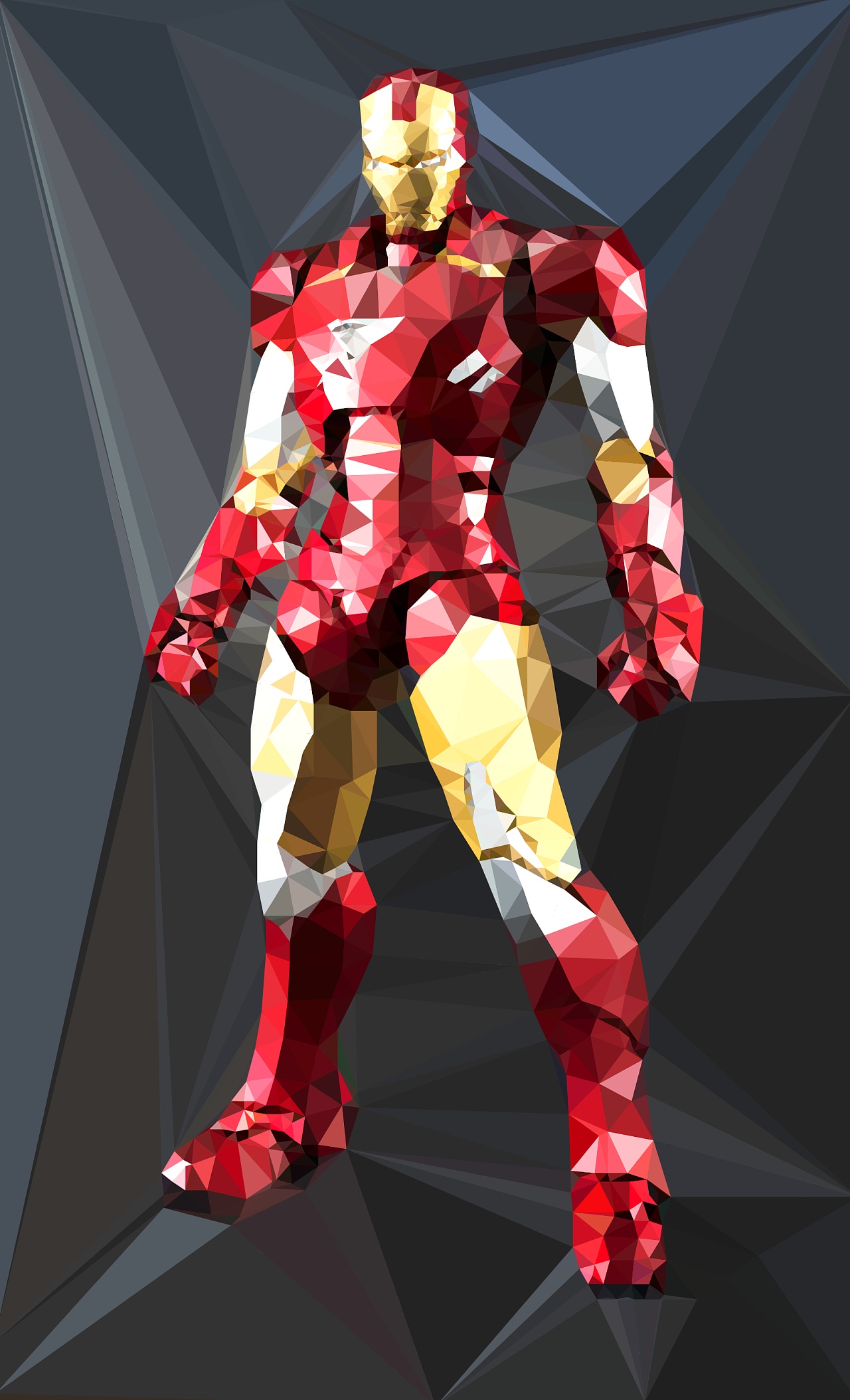 low-poly版的超级英雄