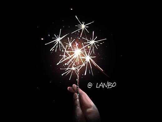 煙花插畫練習(xí)（個(gè)人主頁-ZNDg2MTk4ODQ=） - 創(chuàng)作習(xí)作 - 站酷設(shè)計(jì)師藍(lán)波子原創(chuàng)素材 - 站酷ZCOOL