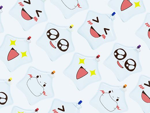 趣味软包装矿泉水包装