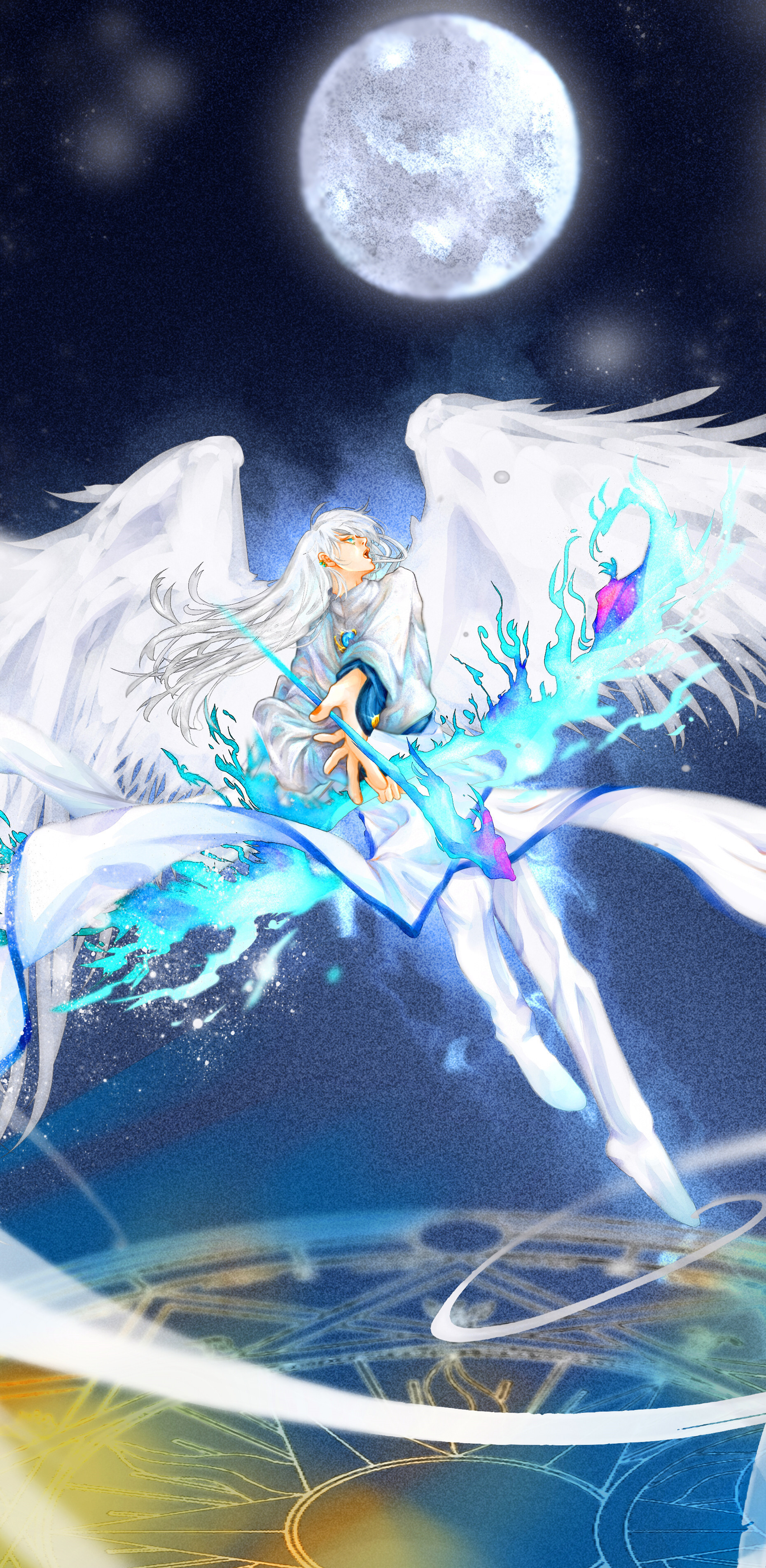 魔卡少女樱的月神(含细节和过程讲解)