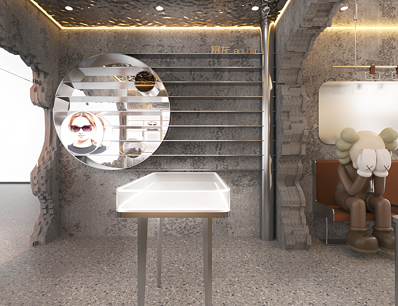 叙利亚风眼镜店，打造网红打卡地（图ZMjg3NzkyOTEy） - 商业空间设计 - 站酷设计师设计师Xinxin原创素材 - 站酷ZCOOL