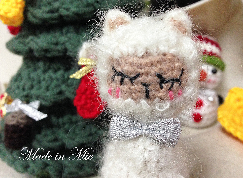 【Made in Mie】一只过圣诞的~咩~（图ZMjMwMzE5MzY=） - 工艺品设计 - 站酷设计师羊一朵原创素材 - 站酷ZCOOL