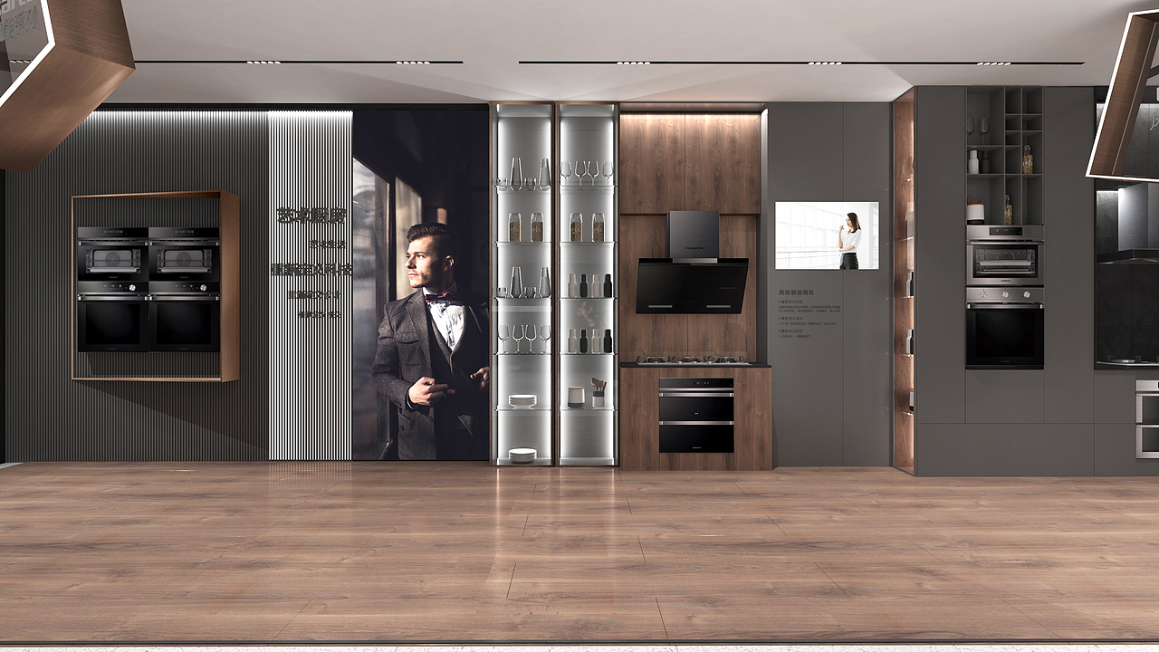 卡萨帝厨电200平旗舰店