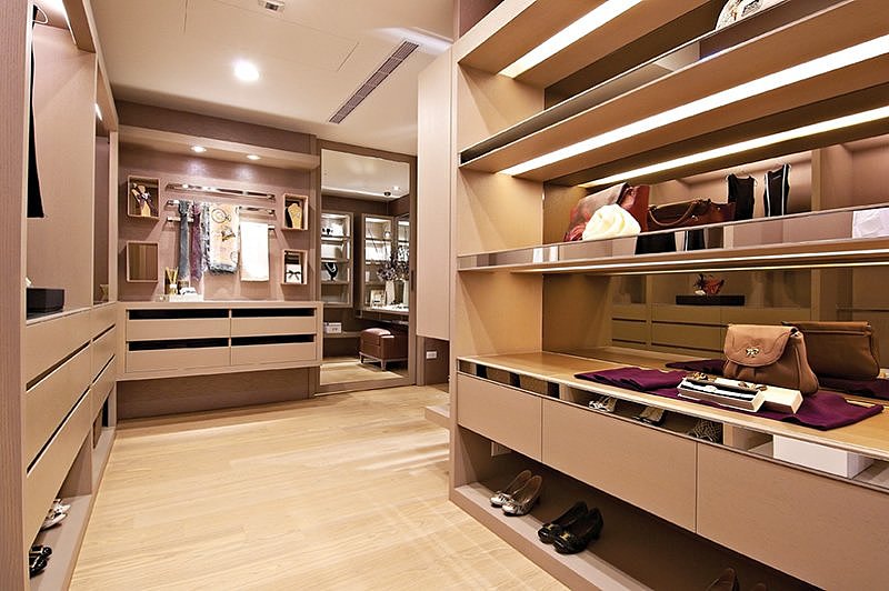 重庆室内装修公司告诉您独立衣帽间六个设计原则