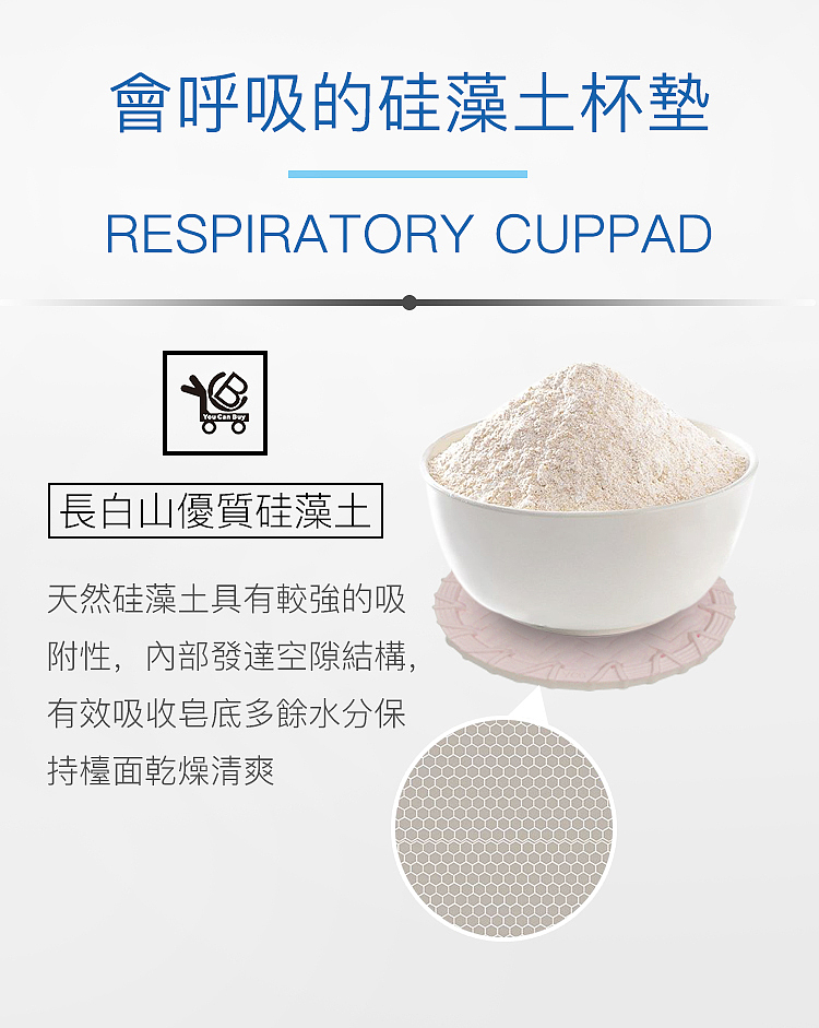 YCB硅藻土杯垫详情