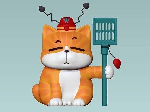 镇宅福猫盲盒设计过程