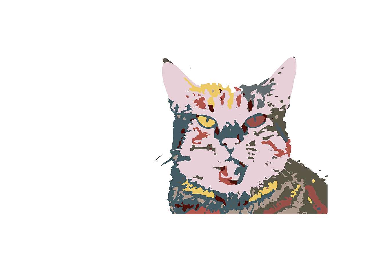 波普插图画动物矢量