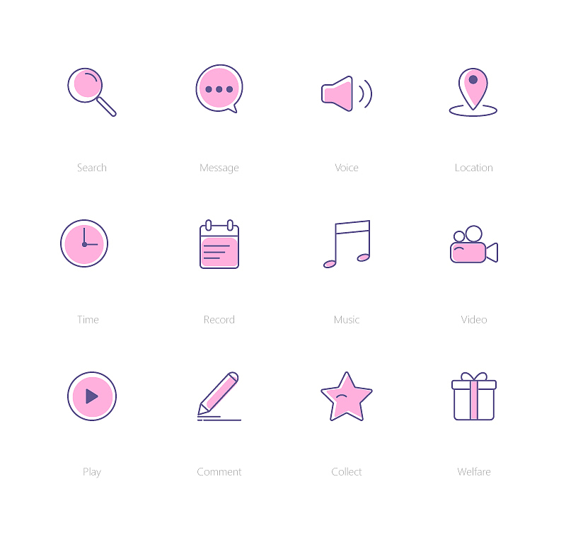 icon练习（图ZMTIxODgyOTA4） - 图标 - 站酷设计师橘子的夏天原创素材 - 站酷ZCOOL