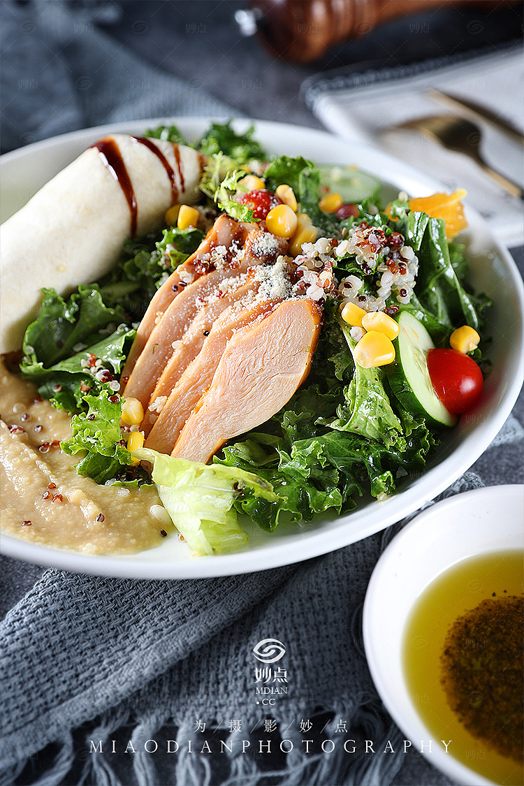 沙拉 西餐 简餐 美食摄影 静物摄影