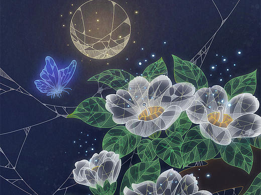 金鱼和花间月色带视频过程