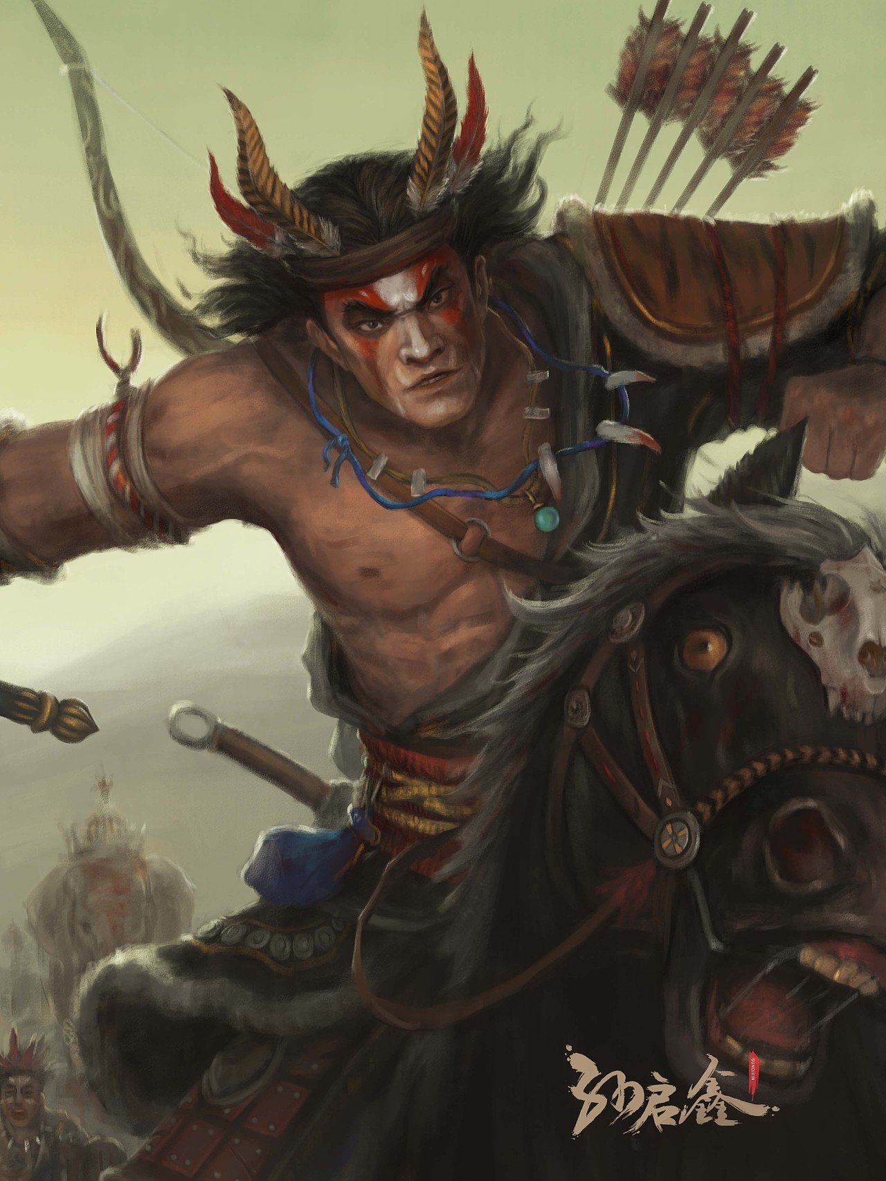 五溪蛮王沙摩柯