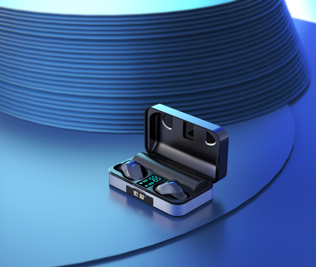 3C数码 蓝牙耳机 蓝牙音箱渲染