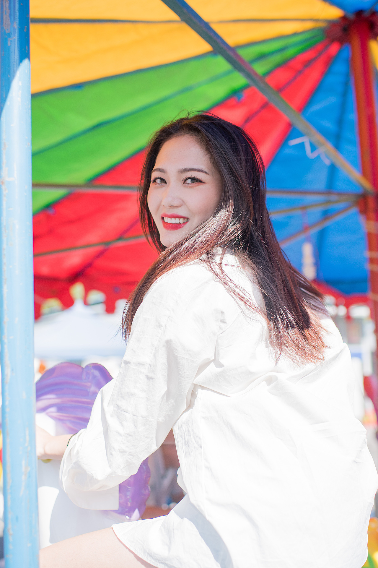 喂!老大我想坐旋转木马,OK安排