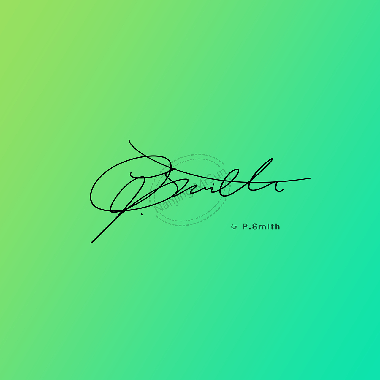 Some new signatures created for Mr. P Smith