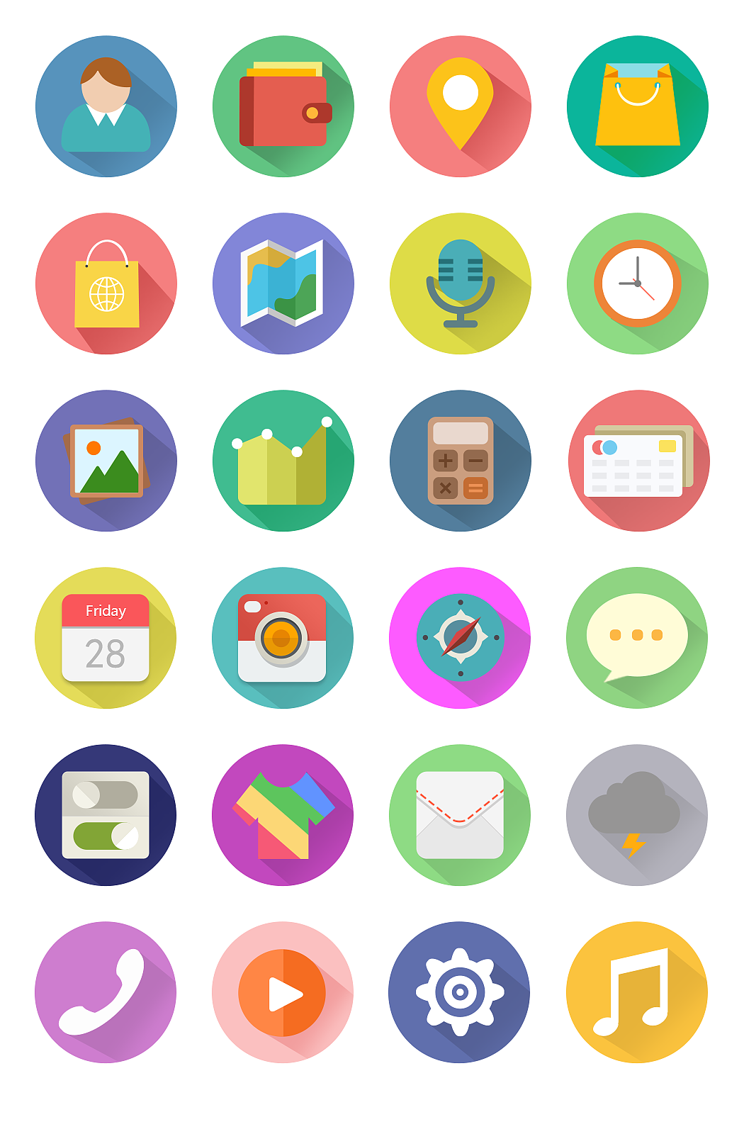 剪影图标设计——淡梦之初