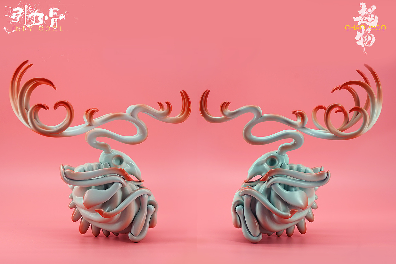 引力骨－骨鹿－万物生长（图ZMTk1Mjk1MDQw） - 雕塑 - 站酷设计师超物原创素材 - 站酷ZCOOL