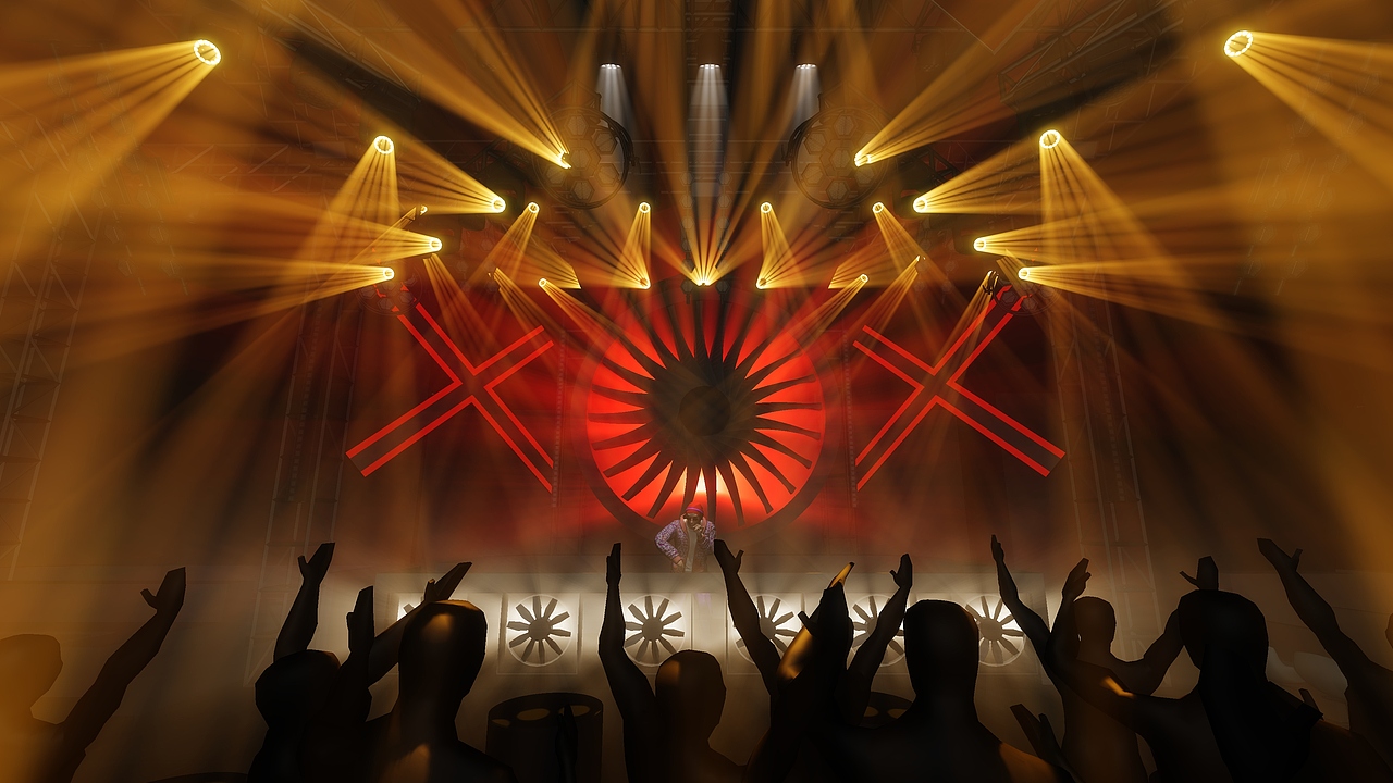 live house灯光设计灯光演示（图ZMjkyNjc5NjUy） - 舞台美术 - 站酷设计师kejian2021原创素材 - 站酷ZCOOL