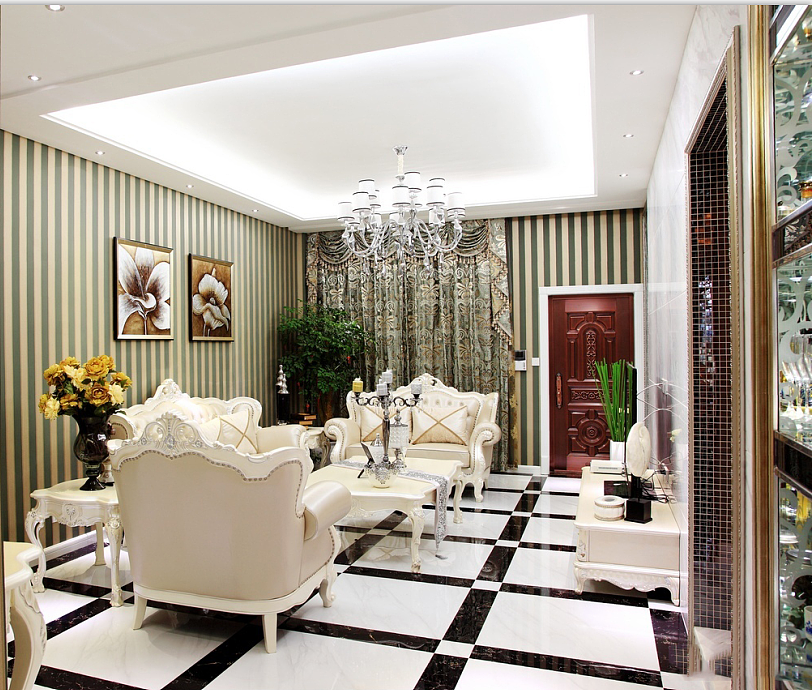 重庆别墅设计-欧式风格-远洋高尔夫-联排别墅-指尖设计